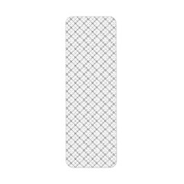Monochrome geometrische textuur|Naadloze diamant l Etiket