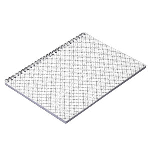 Monochrome geometrische textuur Naadloze diamant l Notitieboek