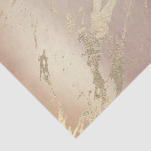 Monochrome gesteente koper Roos Gold metalen marme Tissuepapier (Detail)