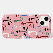 Monochrome gezichten Case-Mate iPhone case (Achterkant (horizontaal))