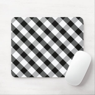 Monochrome Gingham Muismat
