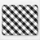 Monochrome Gingham Muismat (Voorkant)