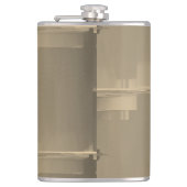 monochrome glitch heupfles (Voorkant)