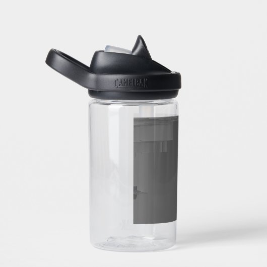 monochrome glitch waterfles (Rechts)