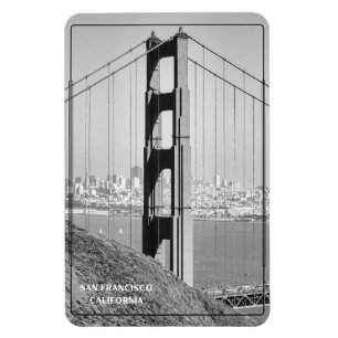 Monochrome Golden Gate Bridge Magneet