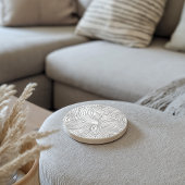 Monochrome golfpatroon stenen Onderzetter