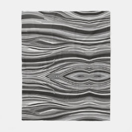 Monochrome Golven Fleece Deken