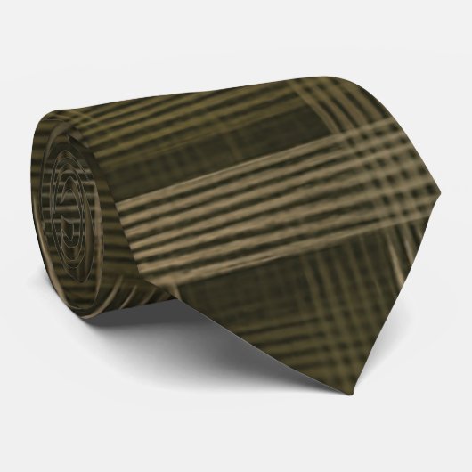 monochrome golven stropdas (Opgerold)