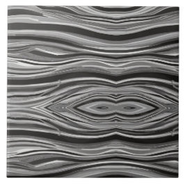 Monochrome Golven Tegeltje