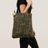 monochrome golven tote bag (Dichtbij)
