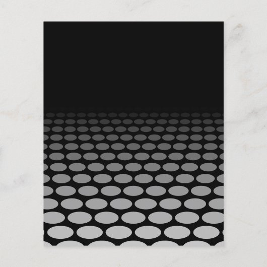 Monochrome grafische vormgeving, grafische vormgev flyer (Achterkant)