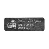 Monochrome grijs handschrift met handschrift van h etiket (Voorkant)