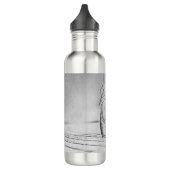 Monochrome grijze balletschoenen Elegant daner Waterfles (Links)