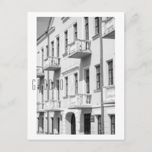 Monochrome Grodno Wit-Russische architectuur Briefkaart
