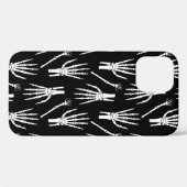 Monochrome Halloween naadloos patroon met botten. Case-Mate iPhone Case (Achterkant (horizontaal))