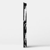 Monochrome Halloween naadloos patroon met botten. Case-Mate iPhone Case (Achterkant / Links)