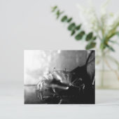 Monochrome Hermit Crab-foto Briefkaart (Staand voorkant)