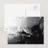 Monochrome Hermit Crab-foto Briefkaart (Voorkant / Achterkant)