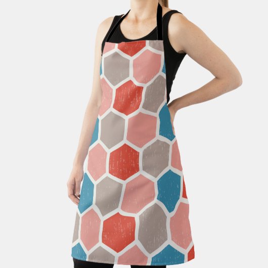 Monochrome hexagon schort (Insitu)