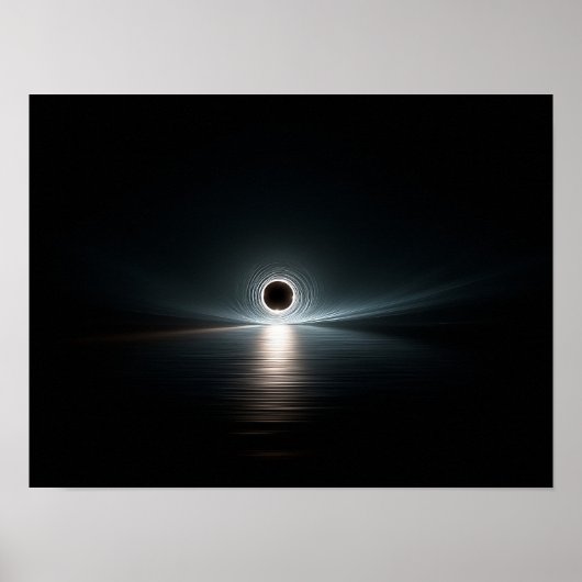 Monochrome Illustration of Solitary Man on Bench w Poster (Voorkant)