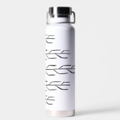 Monochrome Inkt Tak Waterfles (Achterkant)