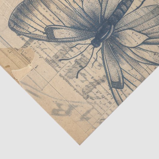  monochrome inktvlinders rozen tissuepapier (Detail)