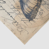  monochrome inktvlinders rozen tissuepapier (Detail)