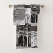Monochrome Kaapstad Zuid-Afrika Bad Handdoek (Insitu)