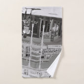 Monochrome Kaapstad Zuid-Afrika Bad Handdoek (Handdoek)