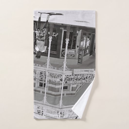 Monochrome Kaapstad Zuid-Afrika Bad Handdoek (Handdoek)