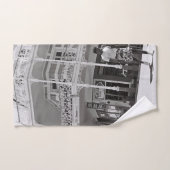 Monochrome Kaapstad Zuid-Afrika Bad Handdoek (Handdoek)