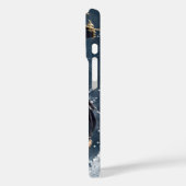 Monochrome kattenpiraat - Art iPhone Case (Achterkant / Links)