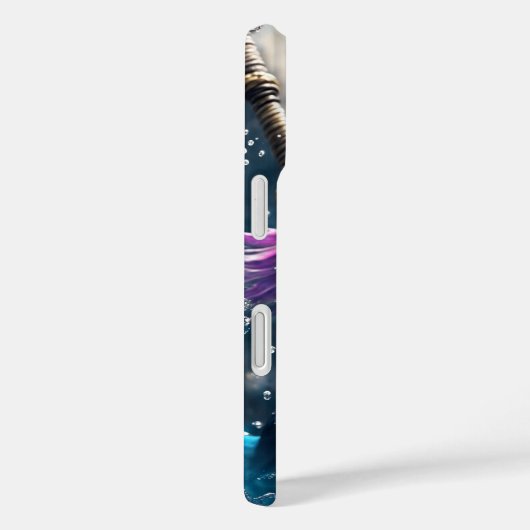 Monochrome kattenpiraat - Art iPhone Case (Achterkant / Rechts)