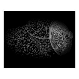 monochrome koffiebonen perfect poster