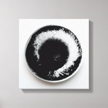 Monochrome koffiedik textuur abstracte kunst 15