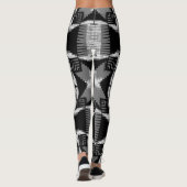 Monochrome kruising leggings (Achterkant)