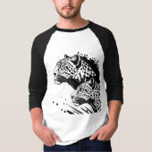 Monochrome Leopard T-shirt Design (Voorkant)
