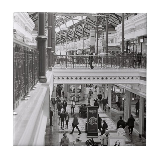 Monochrome levensduur Kaapstad Tegeltje (Voorkant)