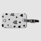 monochrome liefde  bagagelabel (Voorkant (horizontaal))