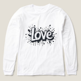 Monochrome Love-Label Tri-Blend Shirt
