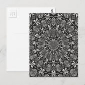 Monochrome Mandala Briefkaart (Voorkant / Achterkant)