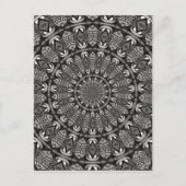 Monochrome Mandala Briefkaart (Voorkant)