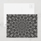 Monochrome Mandala Briefkaart (Voorkant / Achterkant)