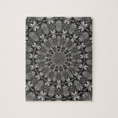 Monochrome Mandala Legpuzzel (Verticaal)