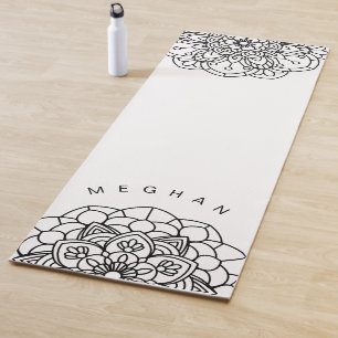 Monochrome Mandala ⎥ Monogram Yoga Mat