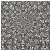 Monochrome Mandala Stof (Close Up)