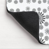 Monochrome Mandala Symfonie: Modern Geometrisch Pa Muismat (Hoek)