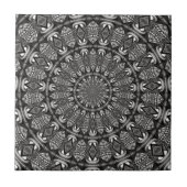 Monochrome Mandala Tegeltje (Voorkant)