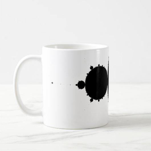 monochrome mandelbrot. koffiemok (Links)