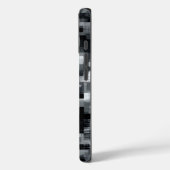 Monochrome Matrix Mozaïek Case-Mate iPhone Case (Achterkant / Links)